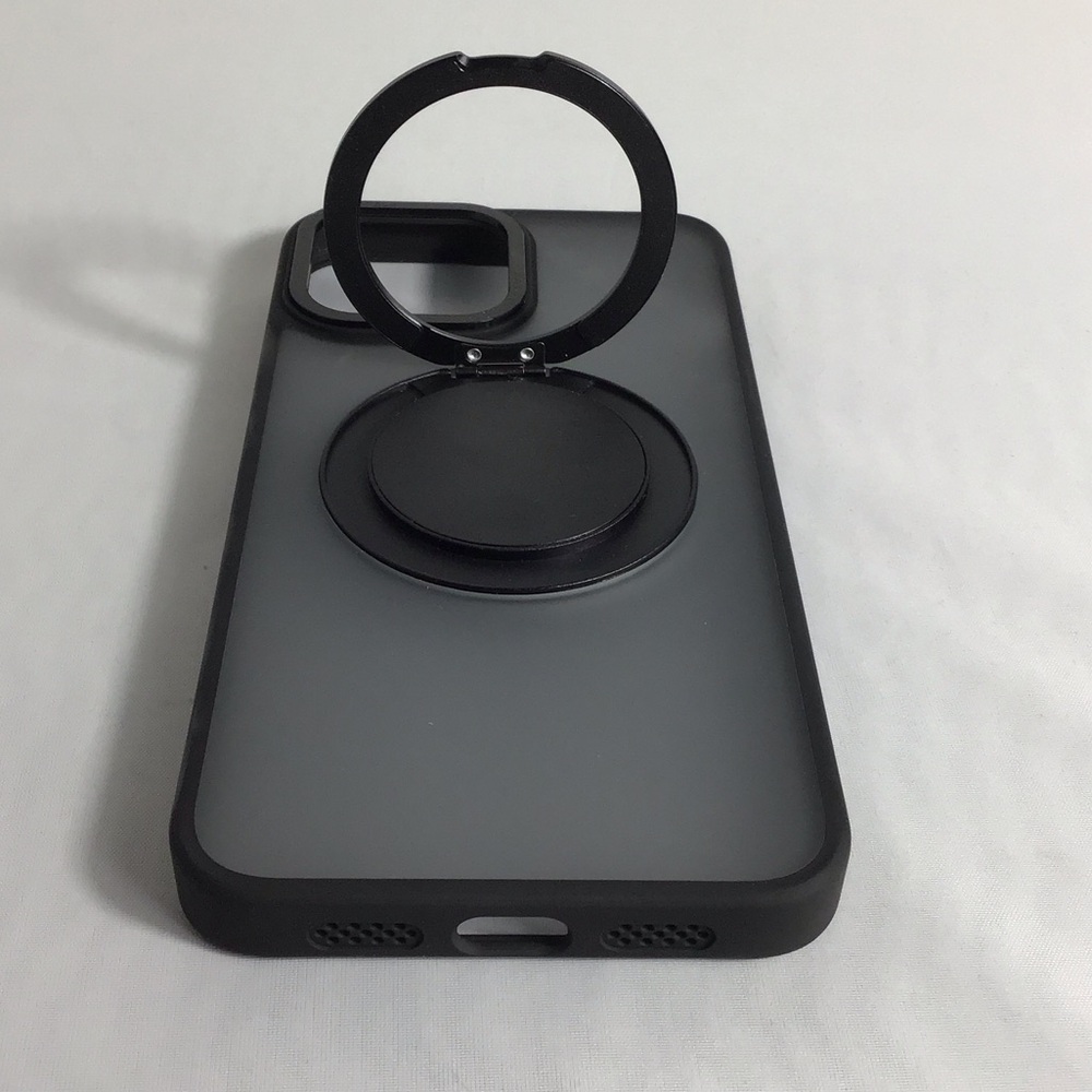 iPhone 13 ProMax Black/Slate Clear stand Phone Case